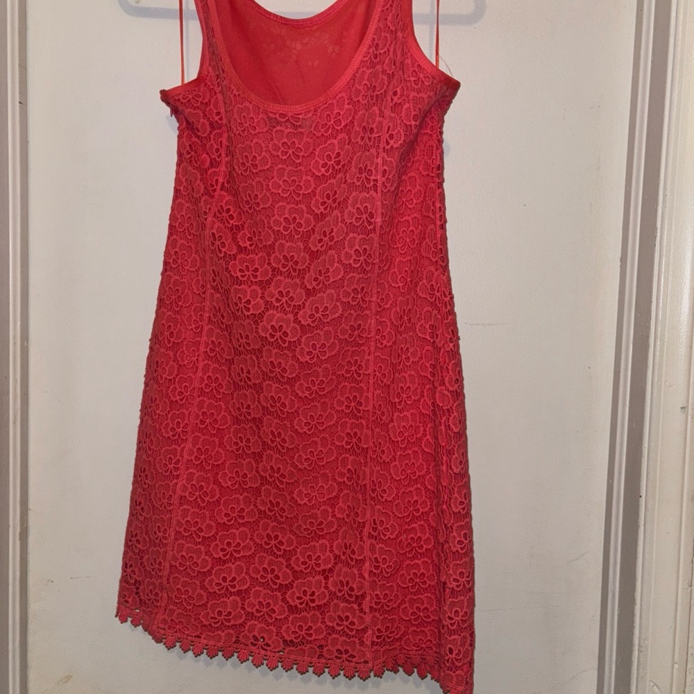 JLO mini Elegant Red Lace Dress
